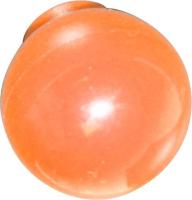 Bouton plastique oranje 30mm
